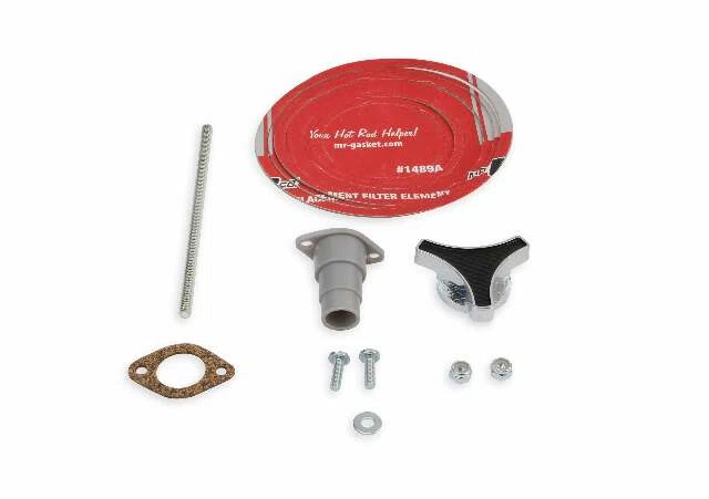 Mr. Gasket Air Cleaner - Low Mount - Chrome - 4338